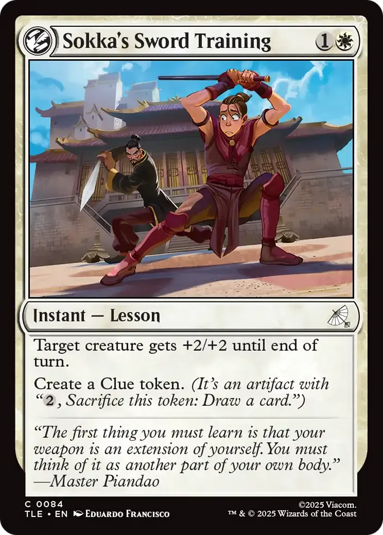 Sokka's Sword Training — Avatar: The Last Airbender Eternal — Magic: The Gathering