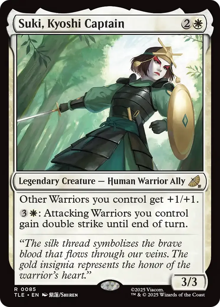 Suki, capitaine kyoshi — Avatar: The Last Airbender Eternal — Magic: The Gathering