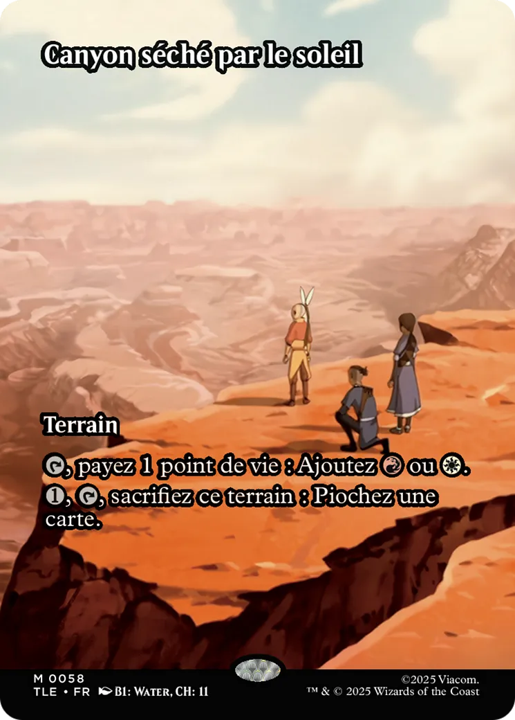 Canyon séché par le soleil — Avatar: The Last Airbender Eternal — Magic: The Gathering