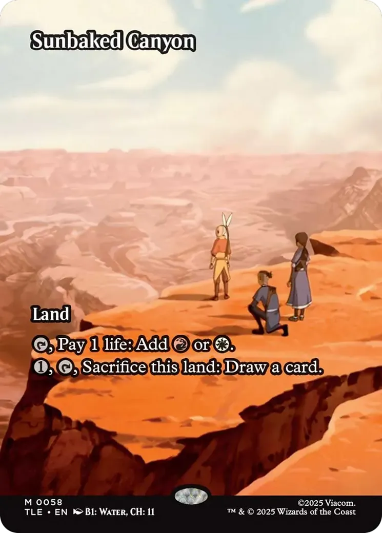 Sunbaked Canyon — Avatar: The Last Airbender Eternal — Magic: The Gathering