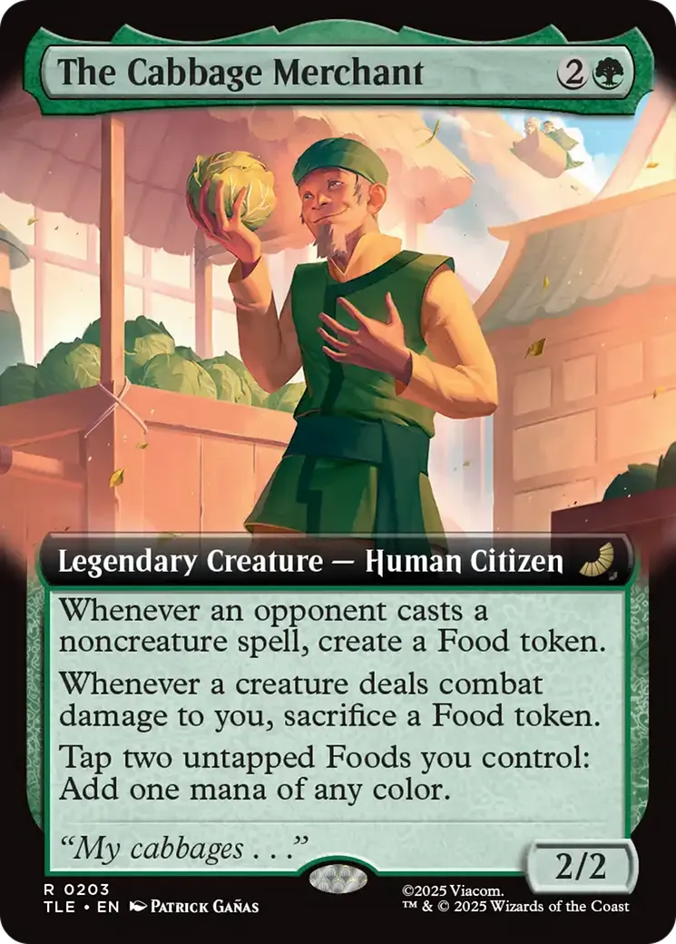 The Cabbage Merchant from Avatar: The Last Airbender Eternal - Magic: The Gathering