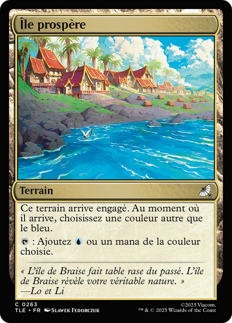 Île prospère — Avatar: The Last Airbender Eternal — Magic: The Gathering