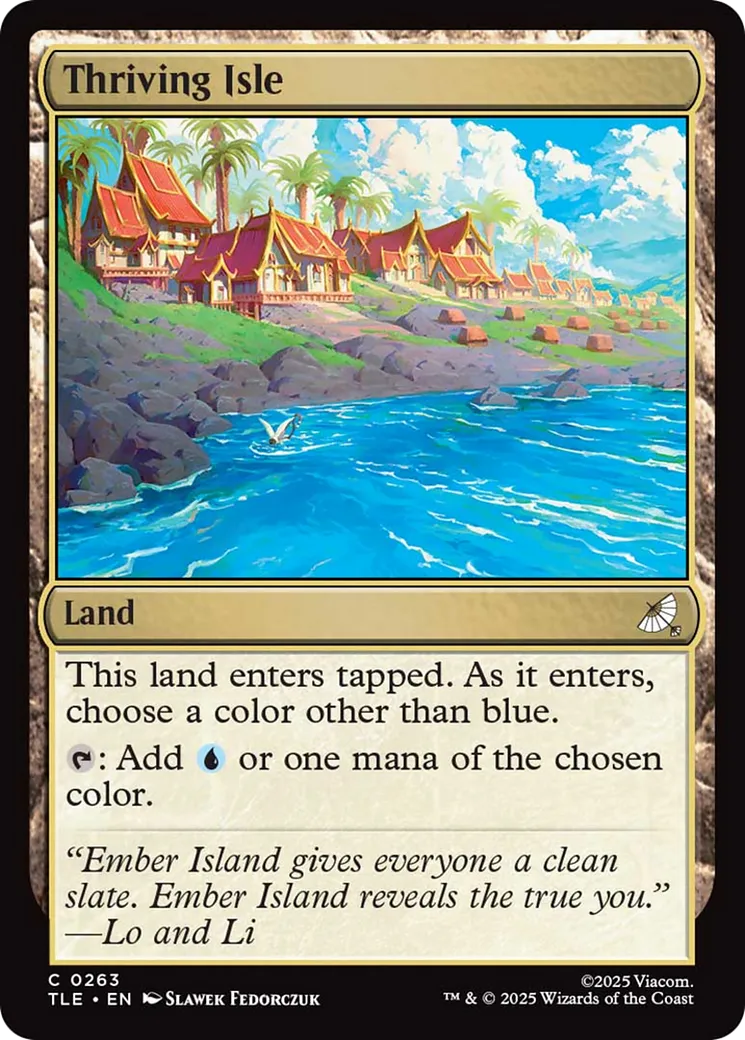 Île prospère — Avatar: The Last Airbender Eternal — Magic: The Gathering