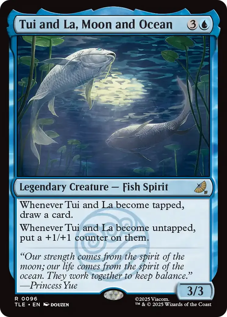 Tui et La, lune et océan — Avatar: The Last Airbender Eternal — Magic: The Gathering