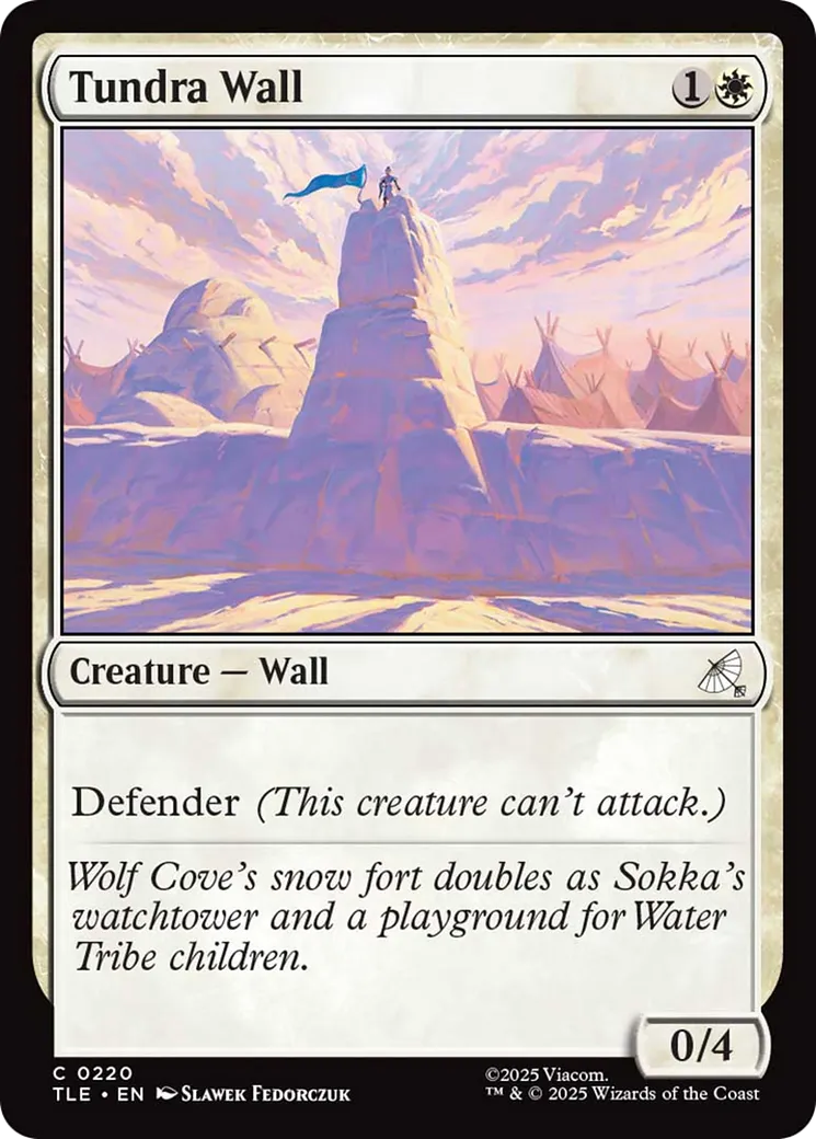 Tundra Wall — Avatar: The Last Airbender Eternal — Magic: The Gathering