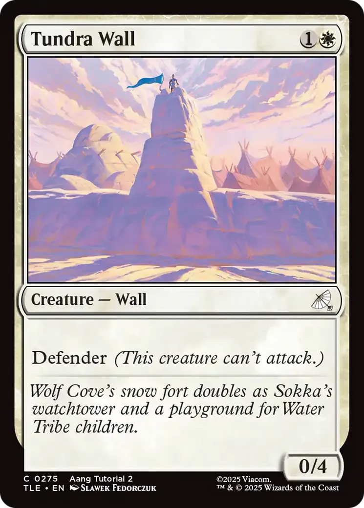 Tundra Wall — Avatar: The Last Airbender Eternal — Magic: The Gathering