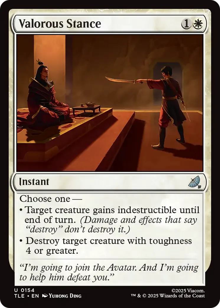 Valorous Stance — Avatar: The Last Airbender Eternal — Magic: The Gathering