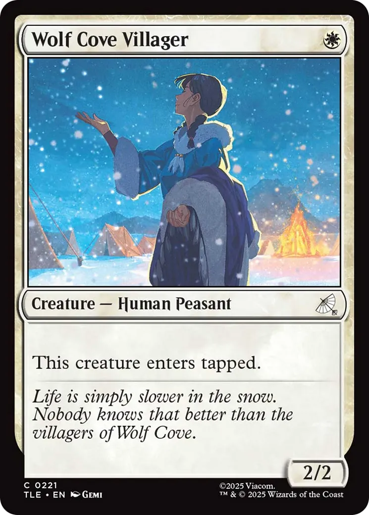 Villageoise de la Crique du loup — Avatar: The Last Airbender Eternal — Magic: The Gathering