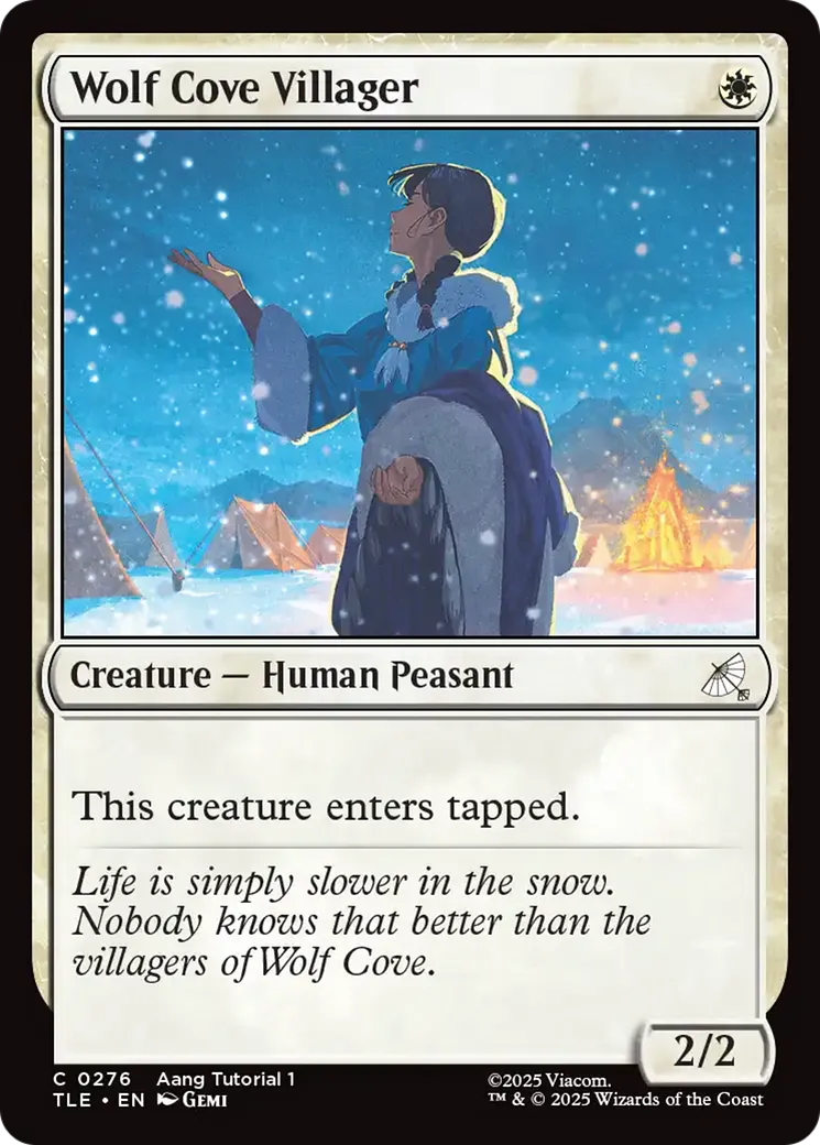 Villageoise de la Crique du loup — Avatar: The Last Airbender Eternal — Magic: The Gathering