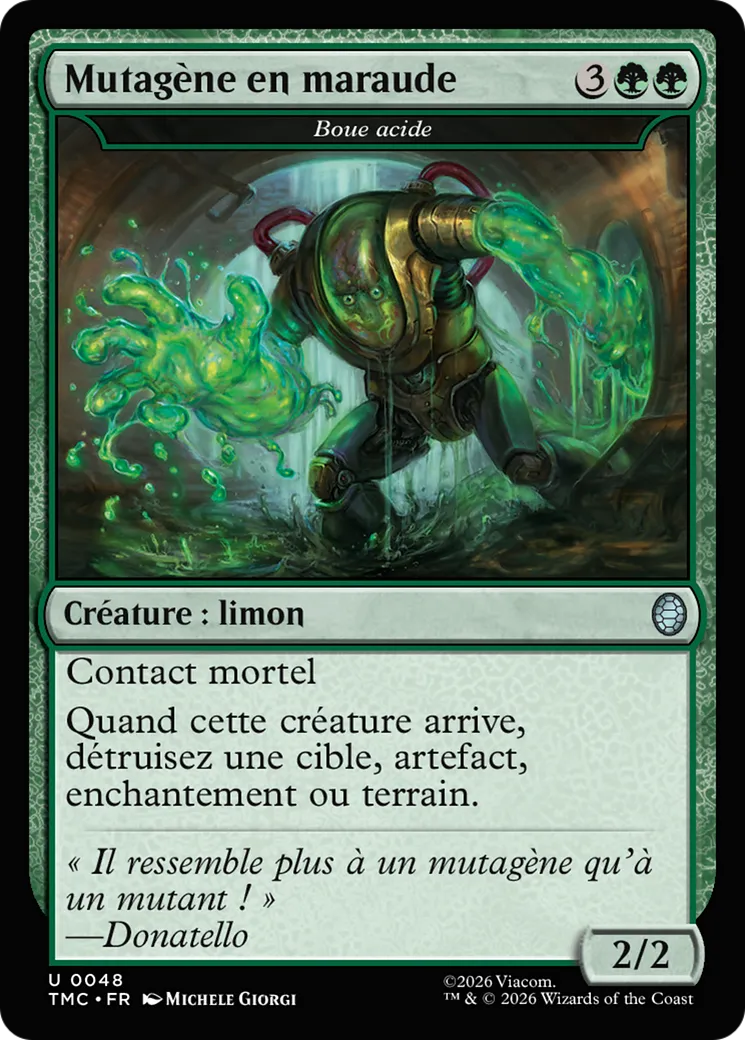 Boue acide from Teenage Mutant Ninja Turtles Eternal - Magic: The Gathering