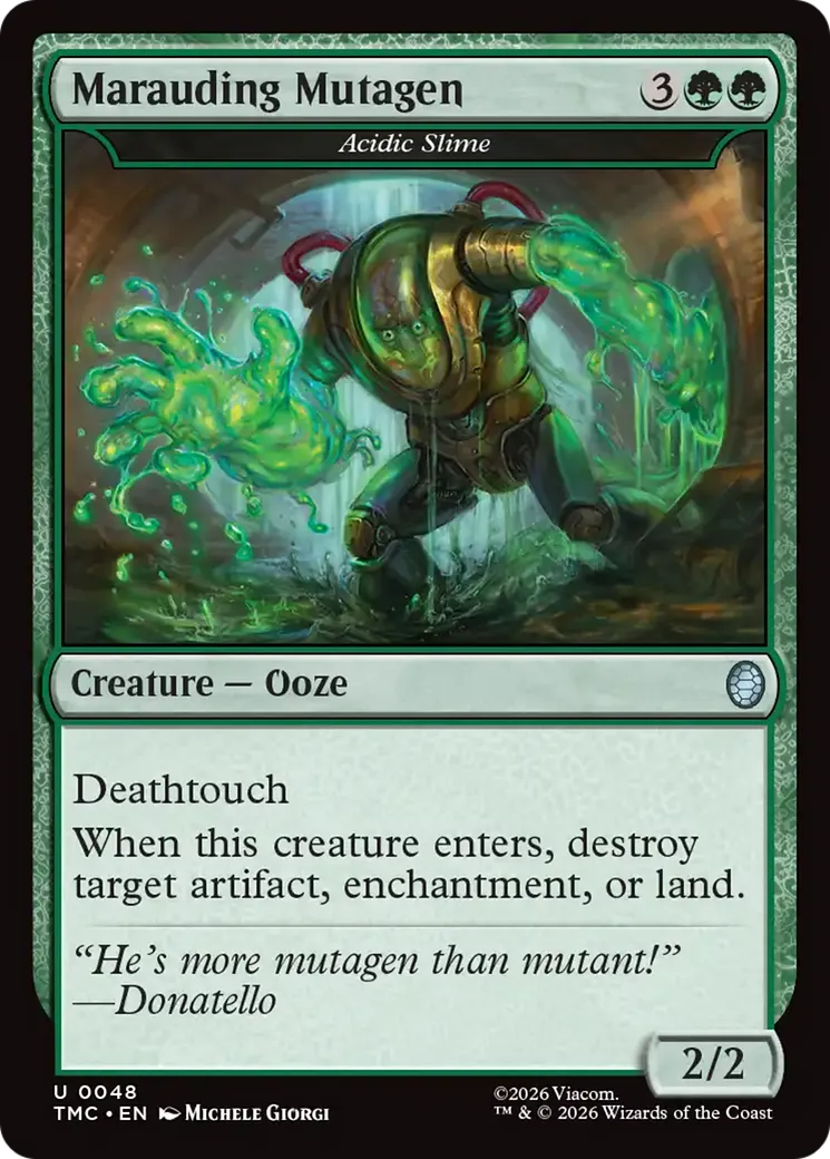 Acidic Slime — Teenage Mutant Ninja Turtles Eternal — Magic: The Gathering