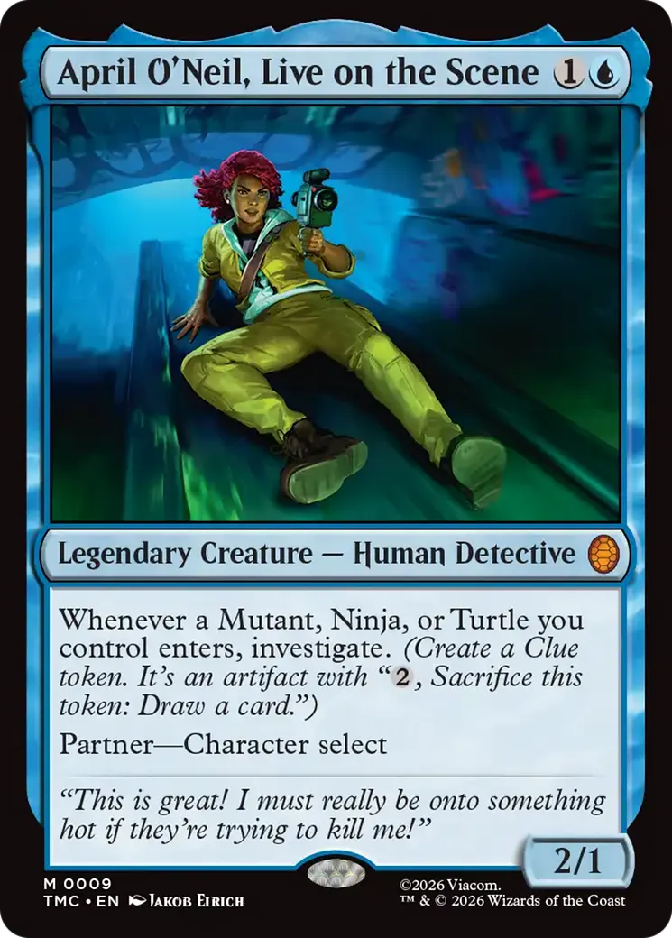 April O'Neil, Live on the Scene from Teenage Mutant Ninja Turtles Eternal - Magic: The Gathering