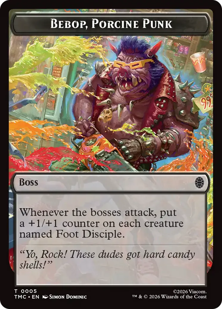 Bebop, Porcine Punk — Teenage Mutant Ninja Turtles Eternal — Magic: The Gathering