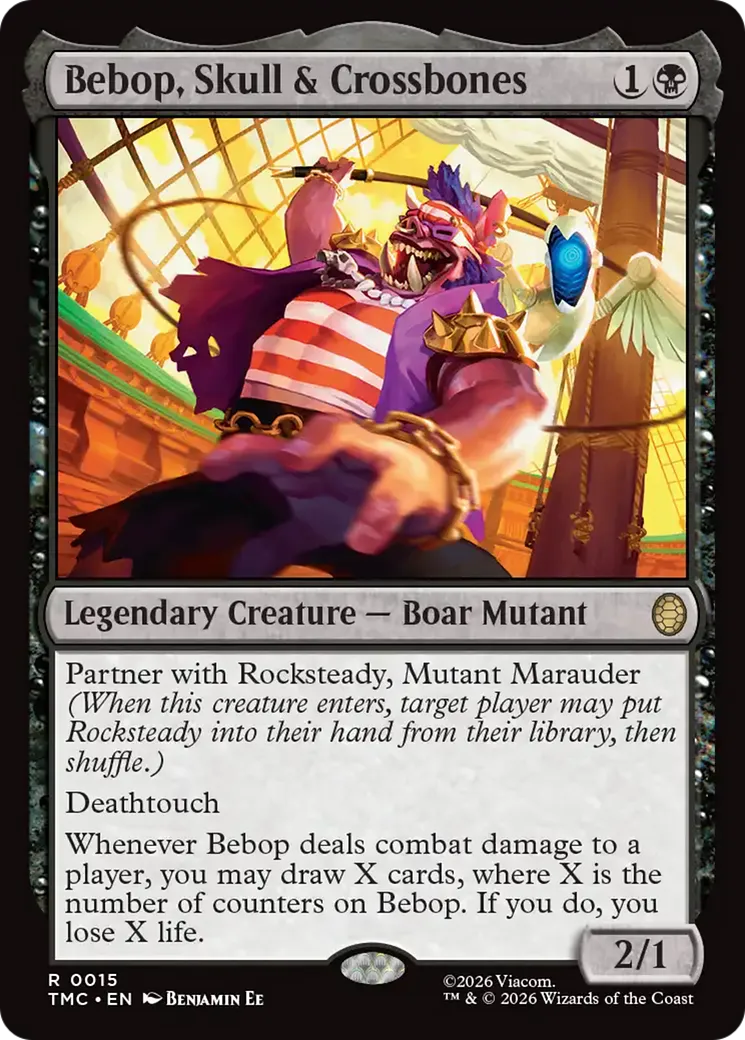 Bebop, Skull & Crossbones — Teenage Mutant Ninja Turtles Eternal — Magic: The Gathering