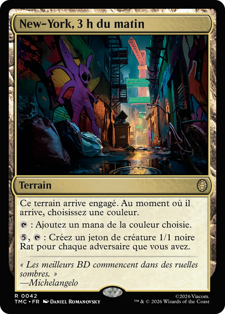 New-York, 3 h du matin — Teenage Mutant Ninja Turtles Eternal — Magic: The Gathering