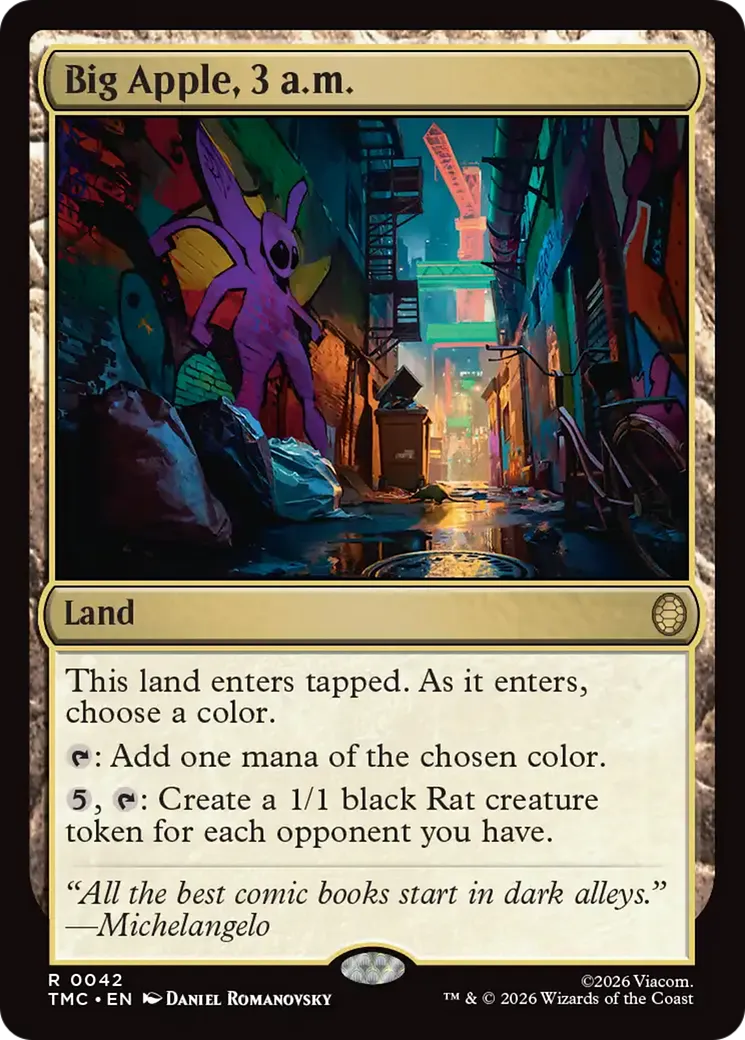 New-York, 3 h du matin — Teenage Mutant Ninja Turtles Eternal — Magic: The Gathering