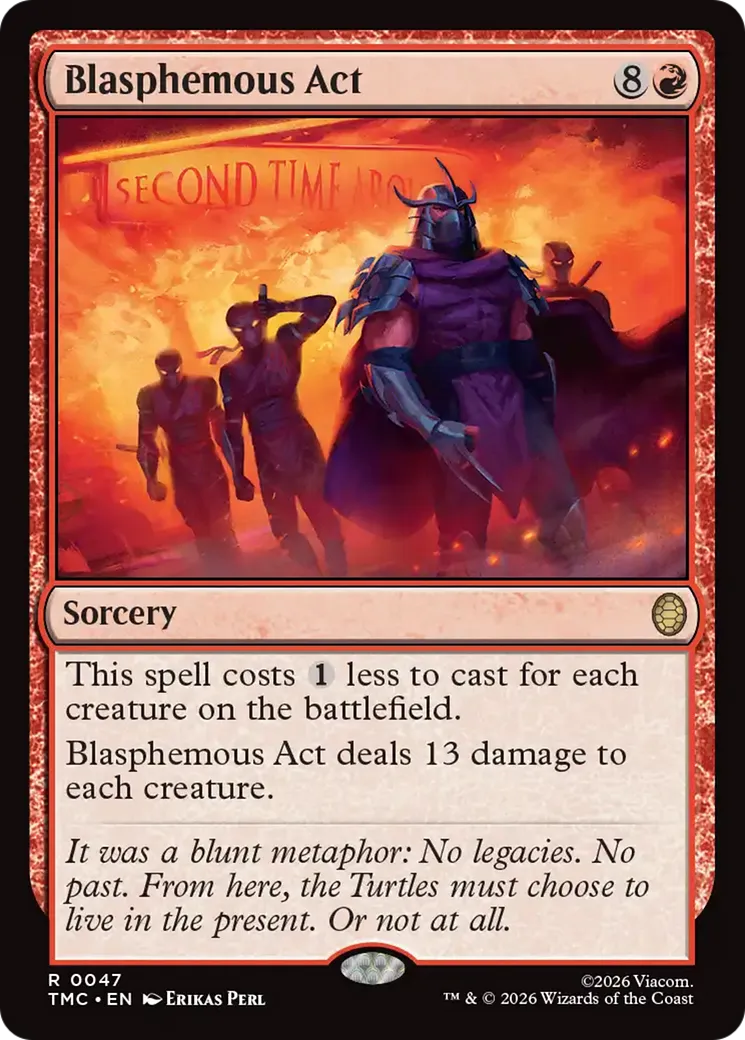 Blasphemous Act — Teenage Mutant Ninja Turtles Eternal — Magic: The Gathering
