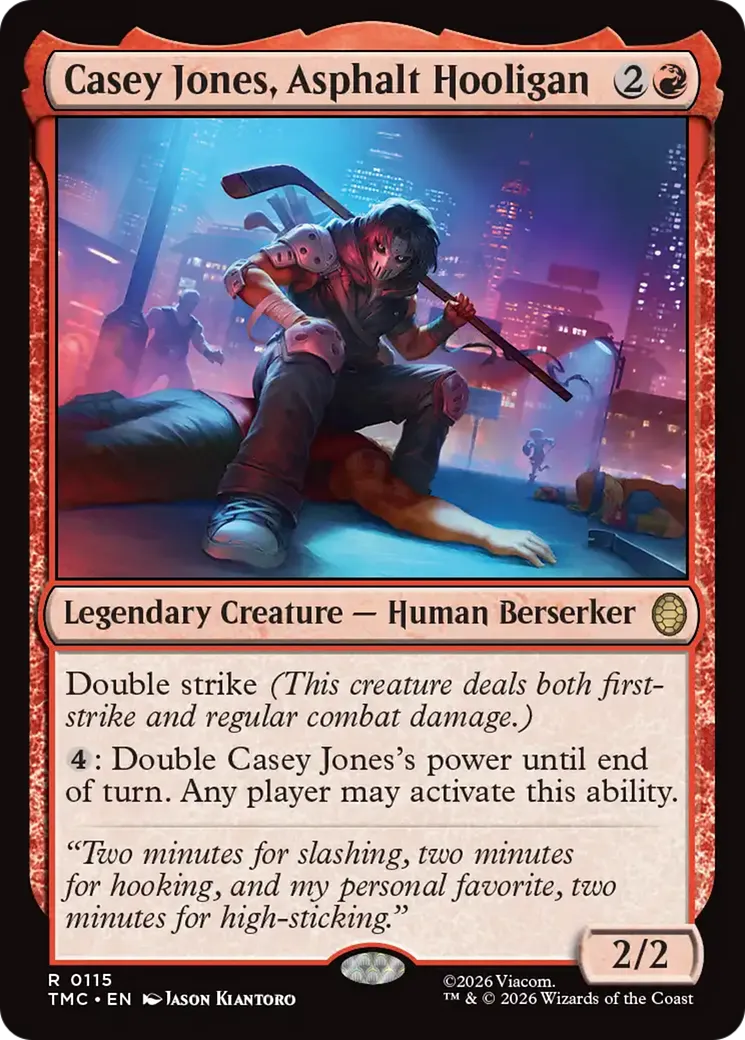 Casey Jones, Asphalt Hooligan — Teenage Mutant Ninja Turtles Eternal — Magic: The Gathering