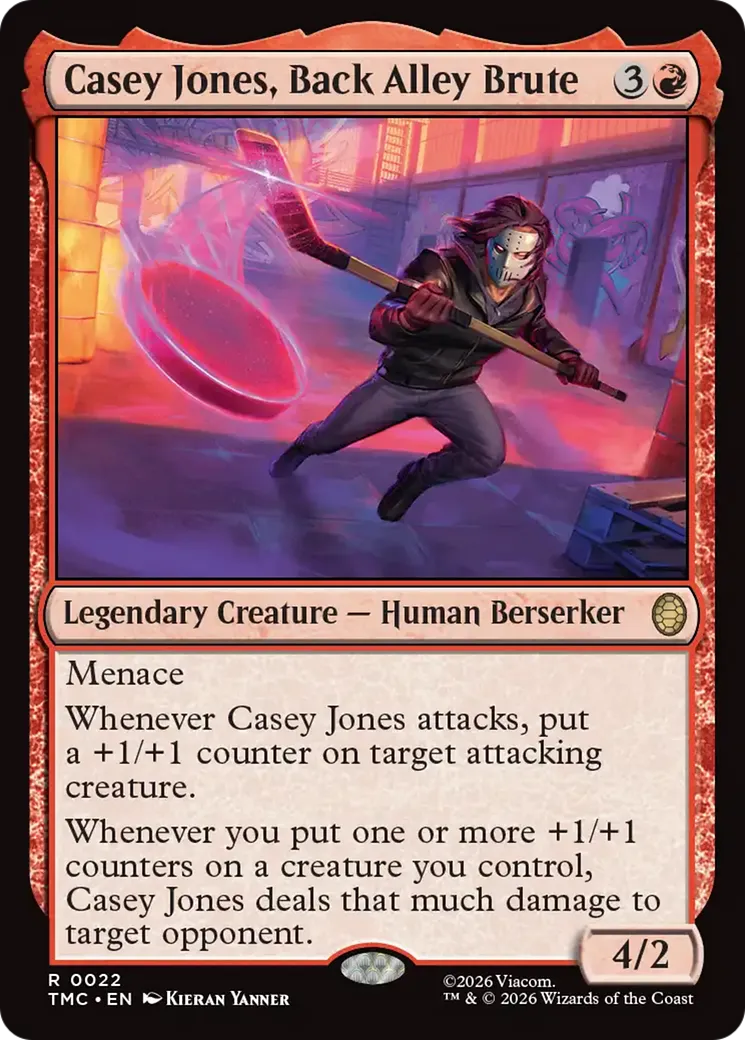 Casey Jones, Back Alley Brute — Teenage Mutant Ninja Turtles Eternal — Magic: The Gathering