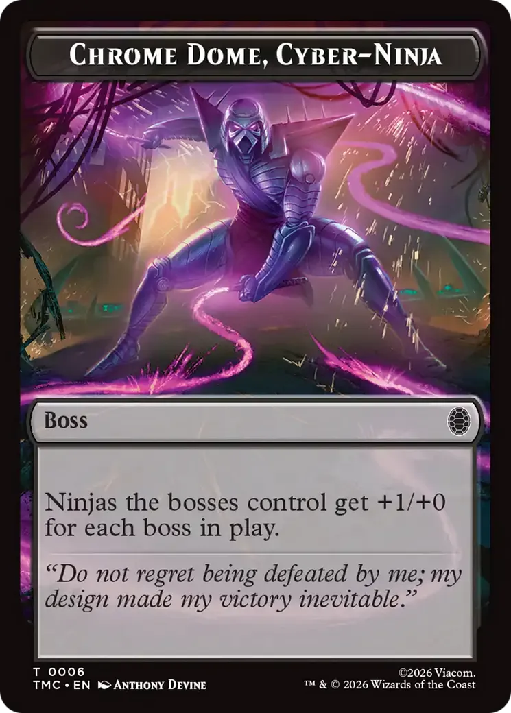 Chrome Dome, Cyber-Ninja — Teenage Mutant Ninja Turtles Eternal — Magic: The Gathering