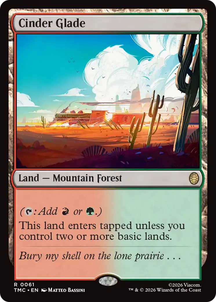 Clairière de scories — Teenage Mutant Ninja Turtles Eternal — Magic: The Gathering