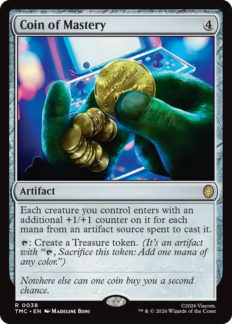 Coin of Mastery — Teenage Mutant Ninja Turtles Eternal — Magic: The Gathering