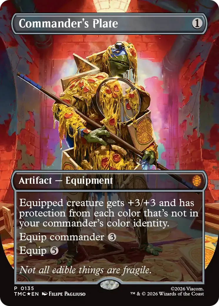 Plaque de commandant — Teenage Mutant Ninja Turtles Eternal — Magic: The Gathering