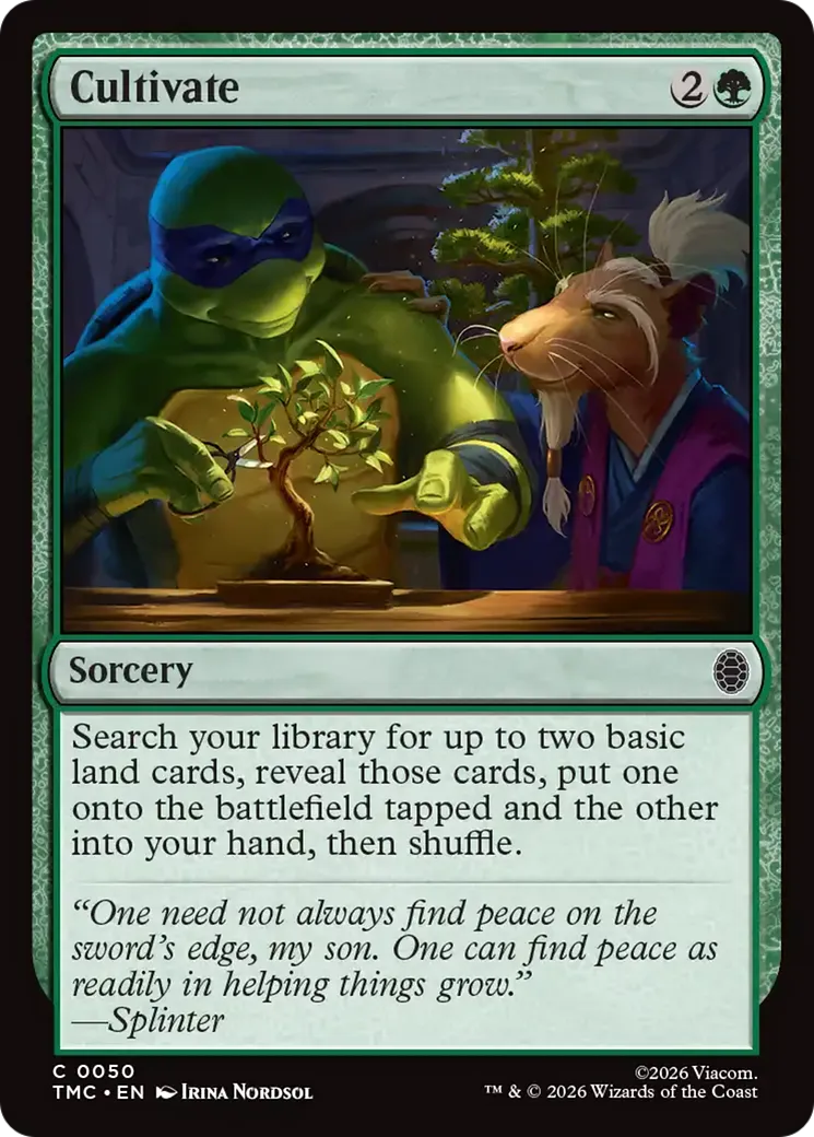 Cultivate — Teenage Mutant Ninja Turtles Eternal — Magic: The Gathering
