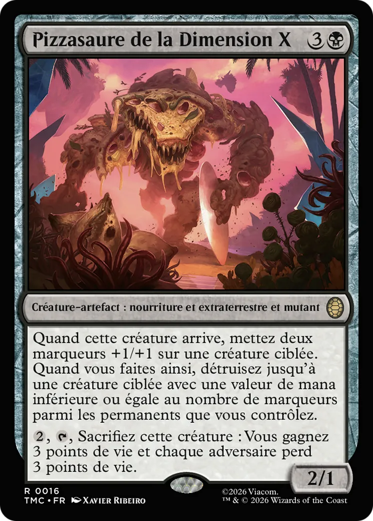 Pizzasaure de la Dimension X — Teenage Mutant Ninja Turtles Eternal — Magic: The Gathering