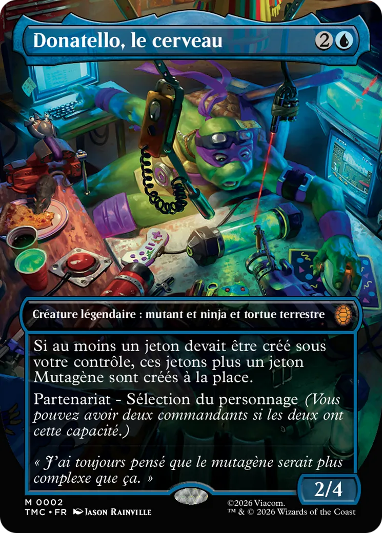 Donatello, le cerveau — Teenage Mutant Ninja Turtles Eternal — Magic: The Gathering