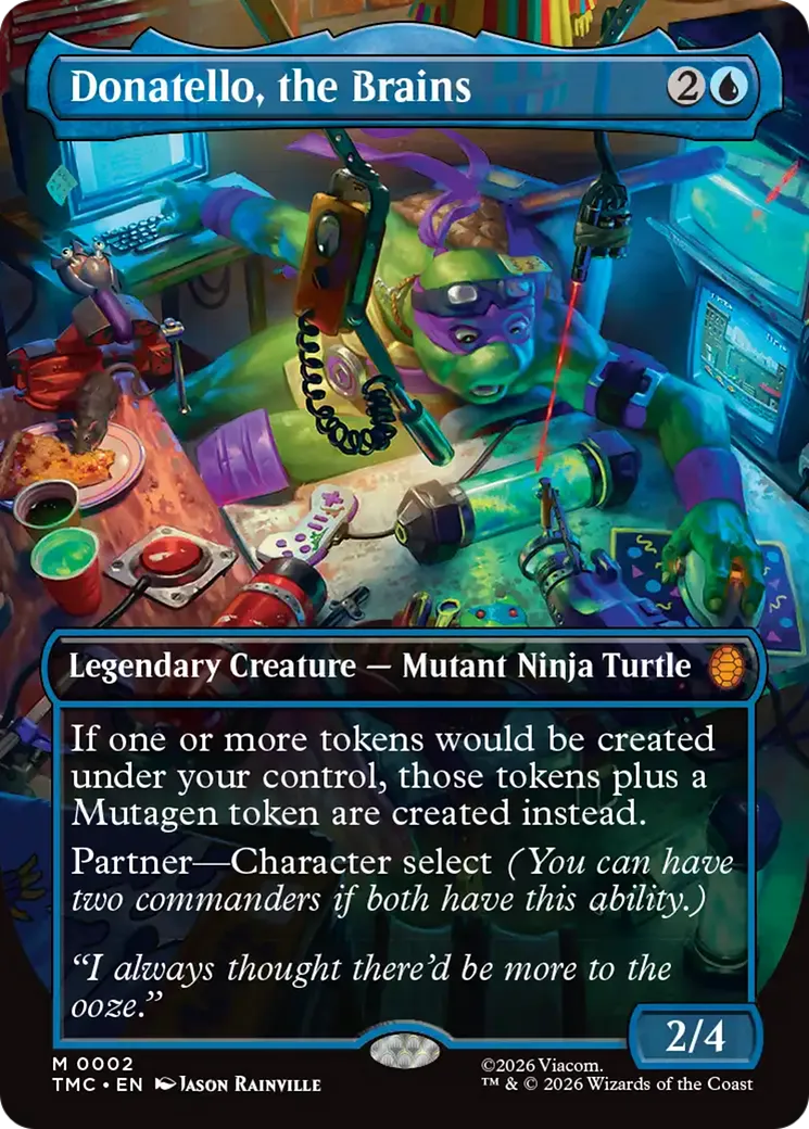 Donatello, the Brains from Teenage Mutant Ninja Turtles Eternal - Magic: The Gathering