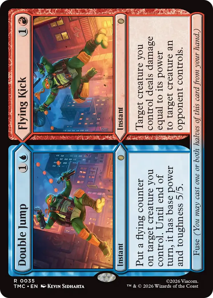Double Jump // Flying Kick — Teenage Mutant Ninja Turtles Eternal — Magic: The Gathering
