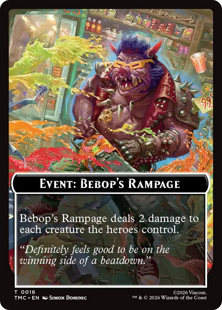 Event: Bebop's Rampage — Teenage Mutant Ninja Turtles Eternal — Magic: The Gathering
