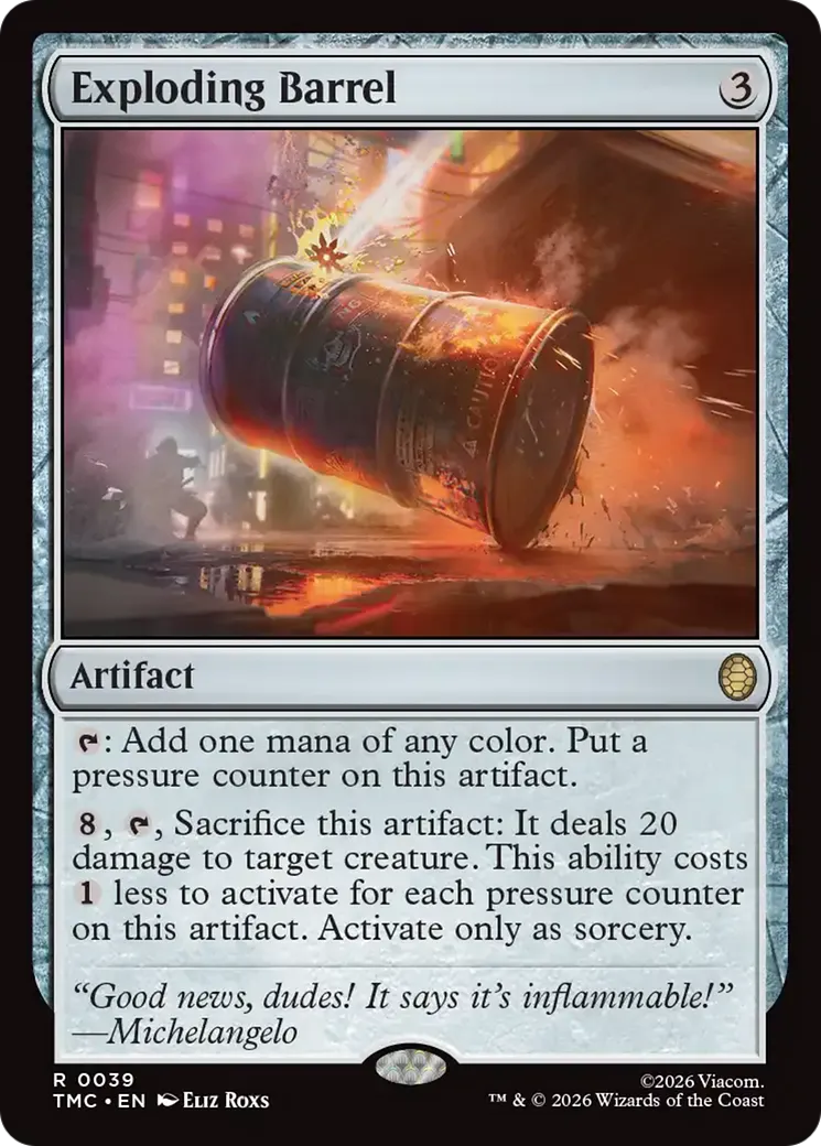 Exploding Barrel — Teenage Mutant Ninja Turtles Eternal — Magic: The Gathering
