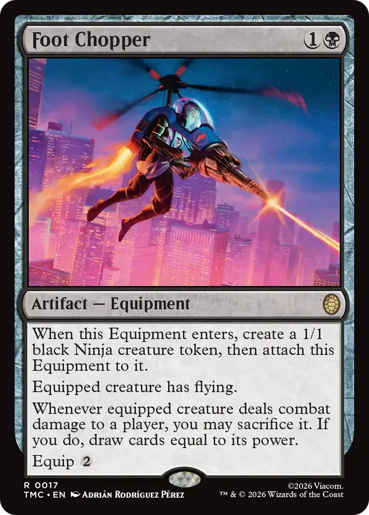Hélicoptère des Foot — Teenage Mutant Ninja Turtles Eternal — Magic: The Gathering
