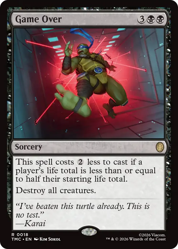Game Over — Teenage Mutant Ninja Turtles Eternal — Magic: The Gathering