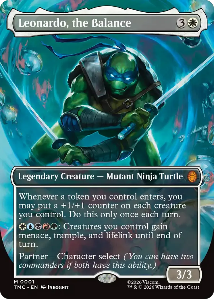 Leonardo, the Balance — Teenage Mutant Ninja Turtles Eternal — Magic: The Gathering