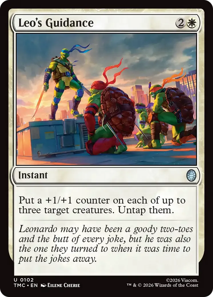 Leo's Guidance — Teenage Mutant Ninja Turtles Eternal — Magic: The Gathering