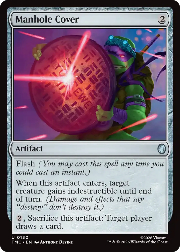 Manhole Cover — Teenage Mutant Ninja Turtles Eternal — Magic: The Gathering