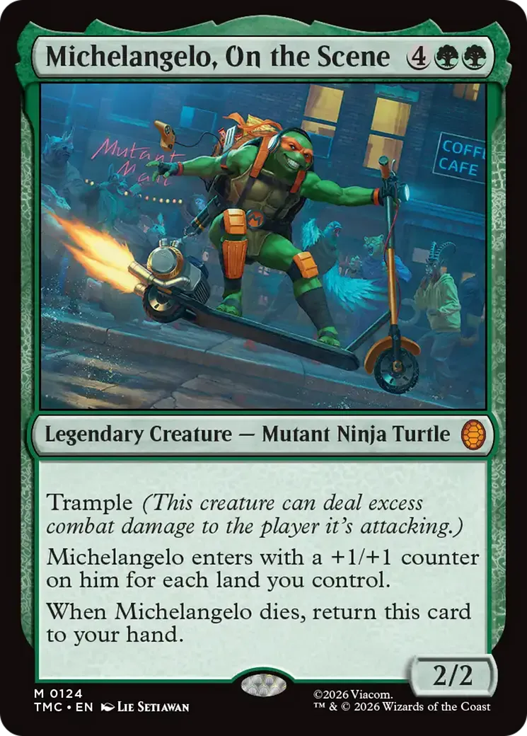 Michelangelo, On the Scene — Teenage Mutant Ninja Turtles Eternal — Magic: The Gathering