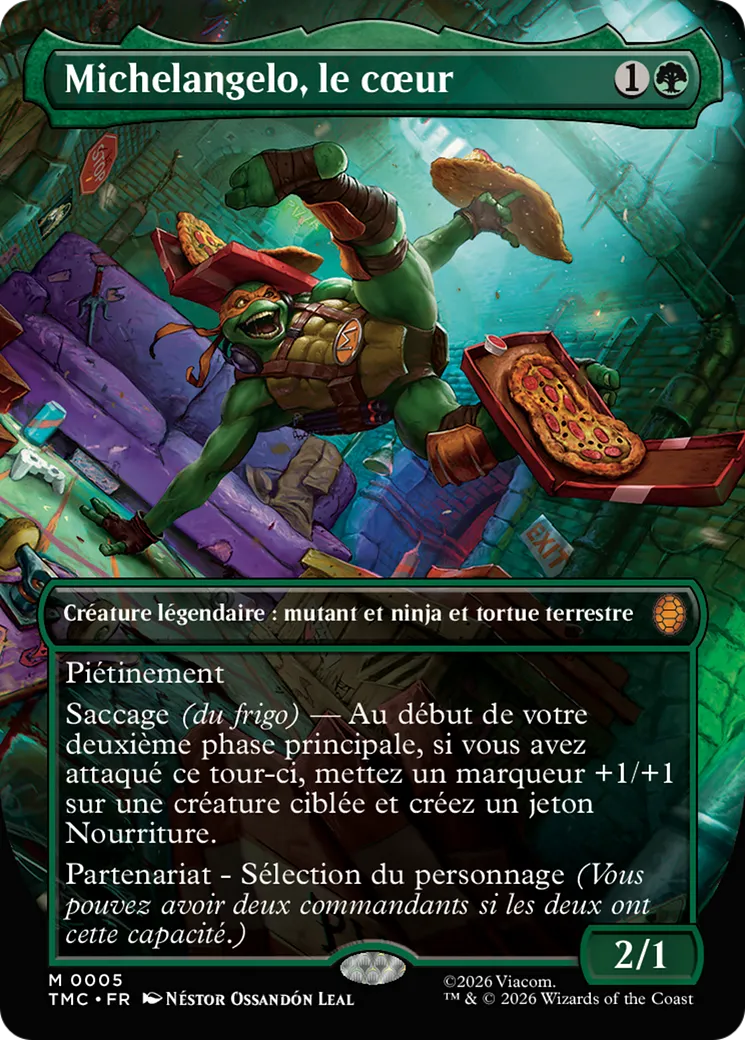 Michelangelo, le cœur — Teenage Mutant Ninja Turtles Eternal — Magic: The Gathering