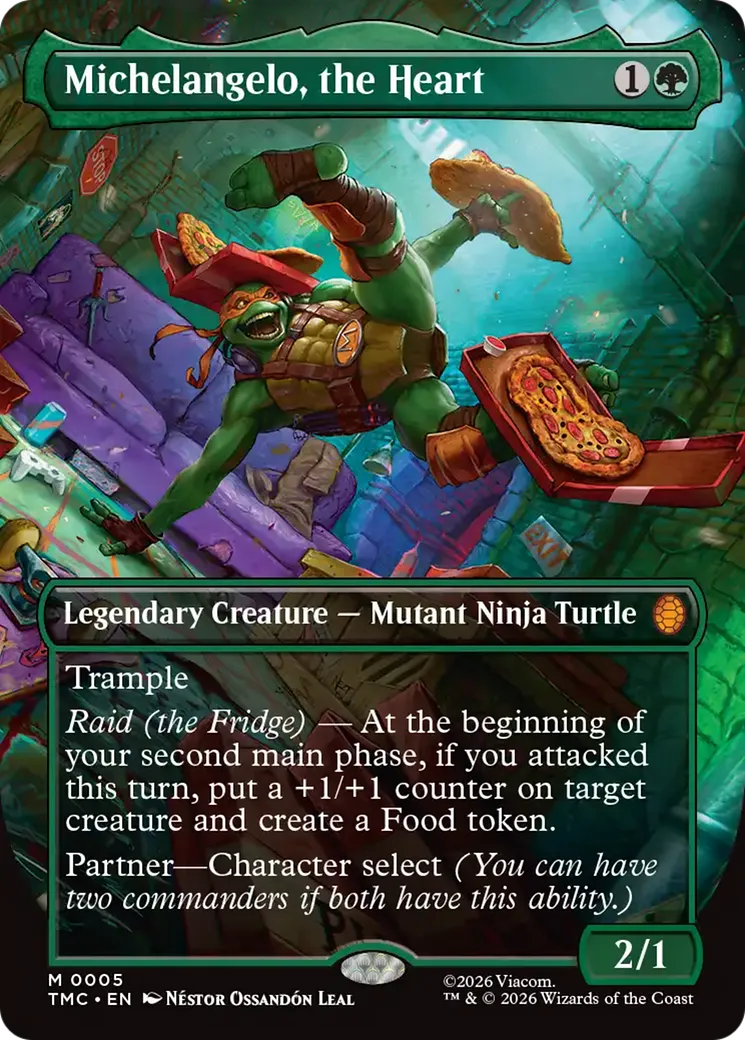 Michelangelo, the Heart — Teenage Mutant Ninja Turtles Eternal — Magic: The Gathering