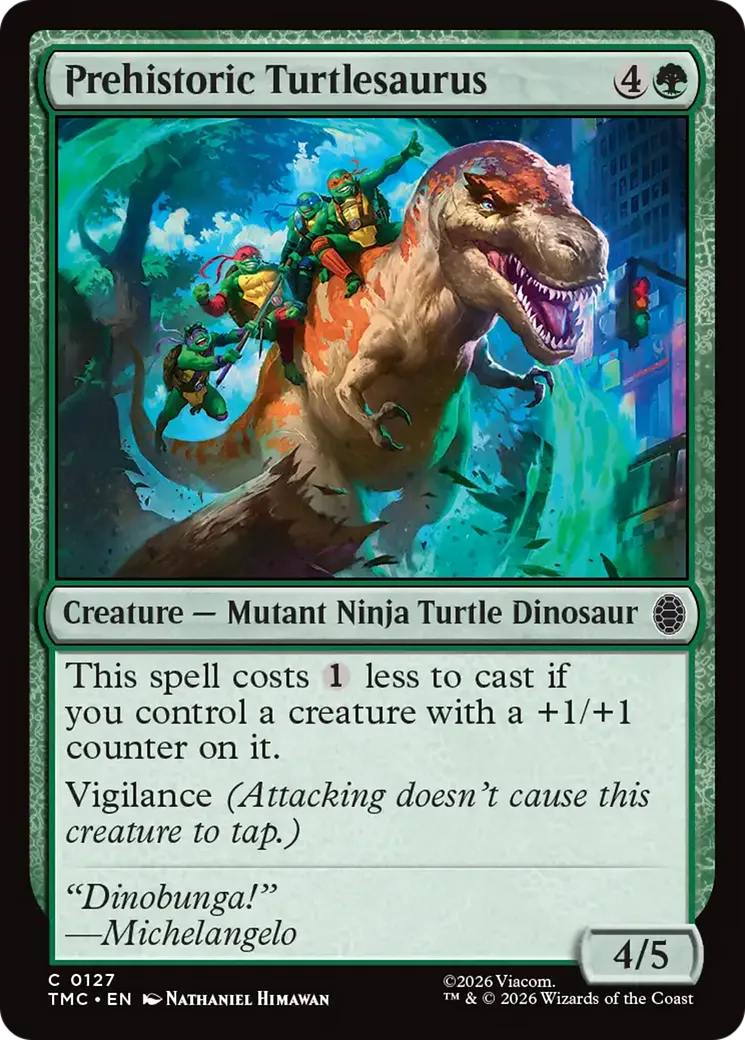 Prehistoric Turtlesaurus — Teenage Mutant Ninja Turtles Eternal — Magic: The Gathering
