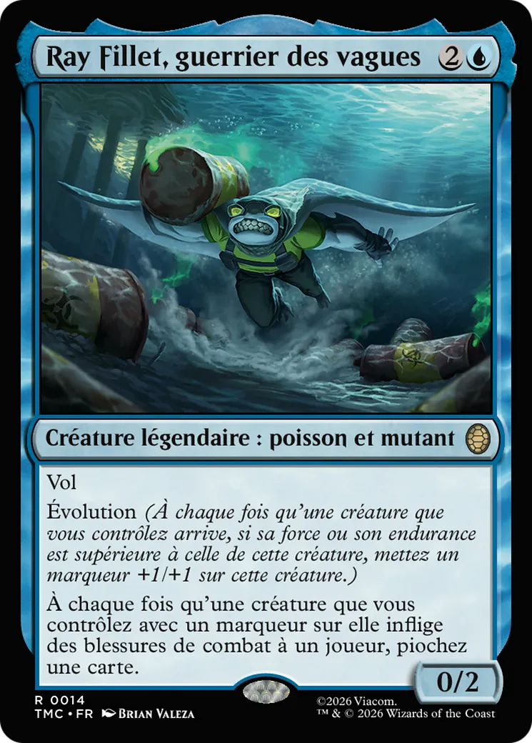 Ray Fillet, guerrier des vagues — Teenage Mutant Ninja Turtles Eternal — Magic: The Gathering