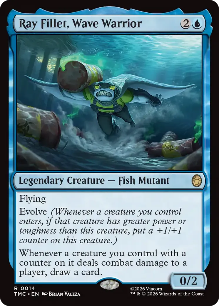 Ray Fillet, Wave Warrior — Teenage Mutant Ninja Turtles Eternal — Magic: The Gathering