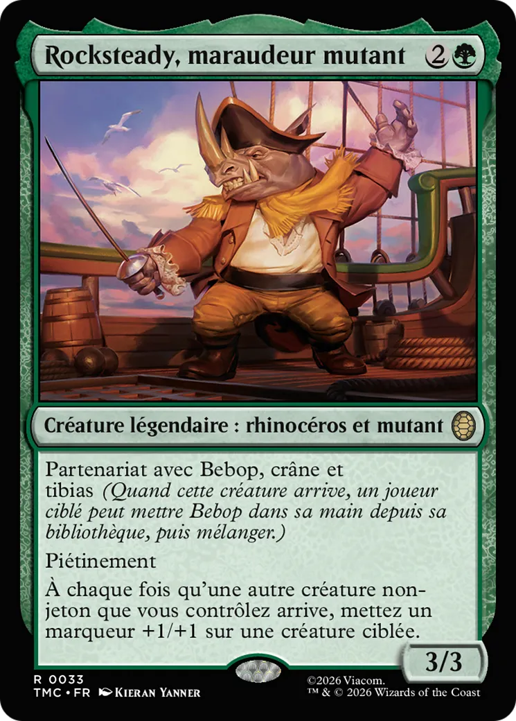Rocksteady, maraudeur mutant — Teenage Mutant Ninja Turtles Eternal — Magic: The Gathering