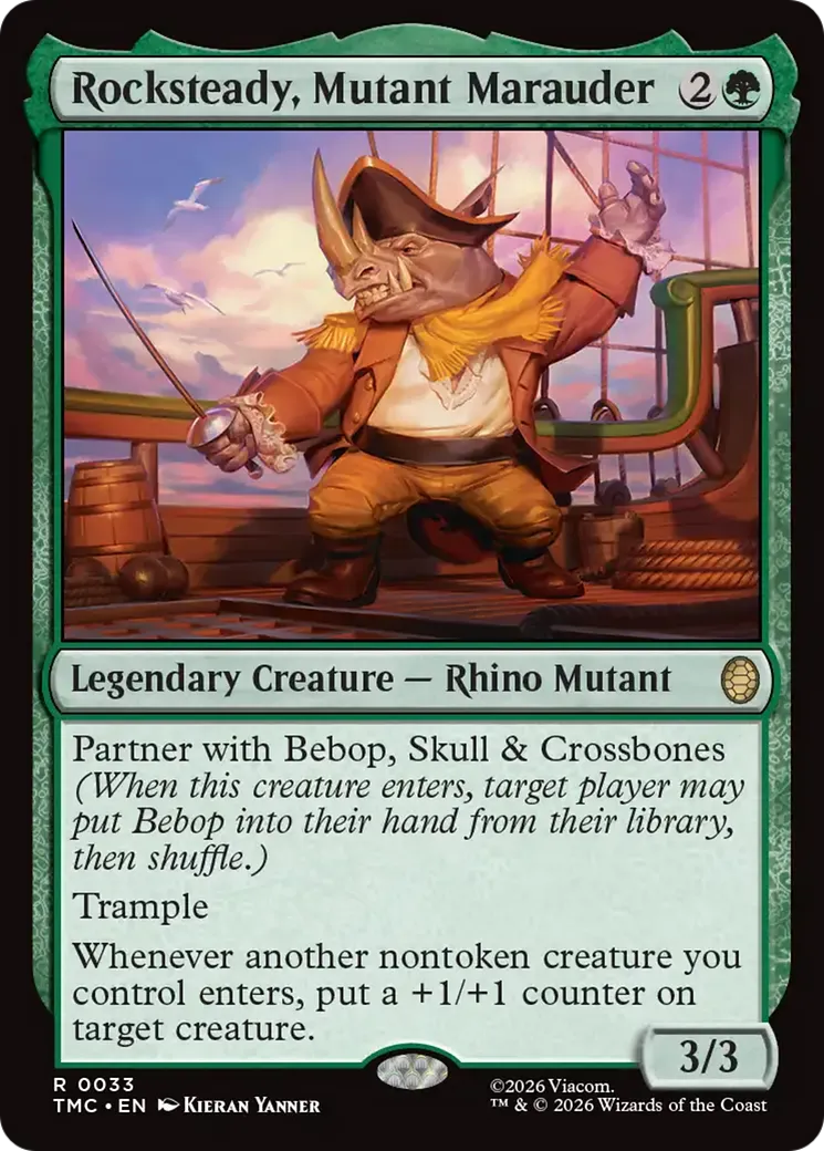 Rocksteady, maraudeur mutant — Teenage Mutant Ninja Turtles Eternal — Magic: The Gathering