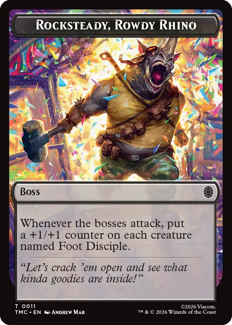 Rocksteady, Rowdy Rhino — Teenage Mutant Ninja Turtles Eternal — Magic: The Gathering
