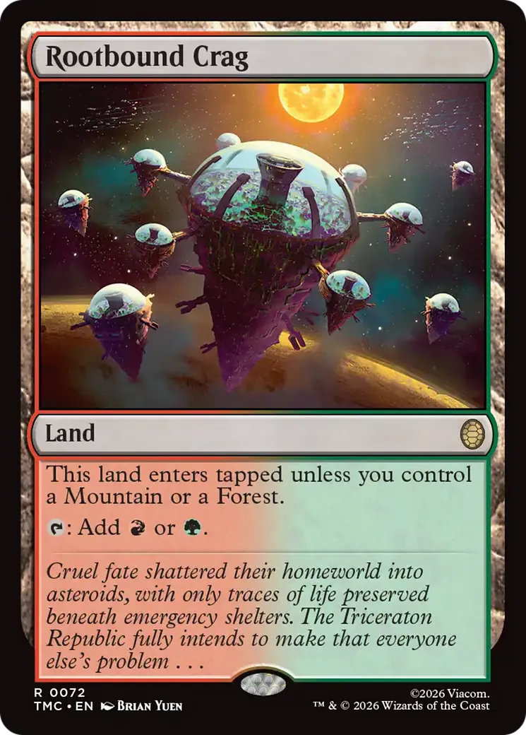 Mont enraciné — Teenage Mutant Ninja Turtles Eternal — Magic: The Gathering