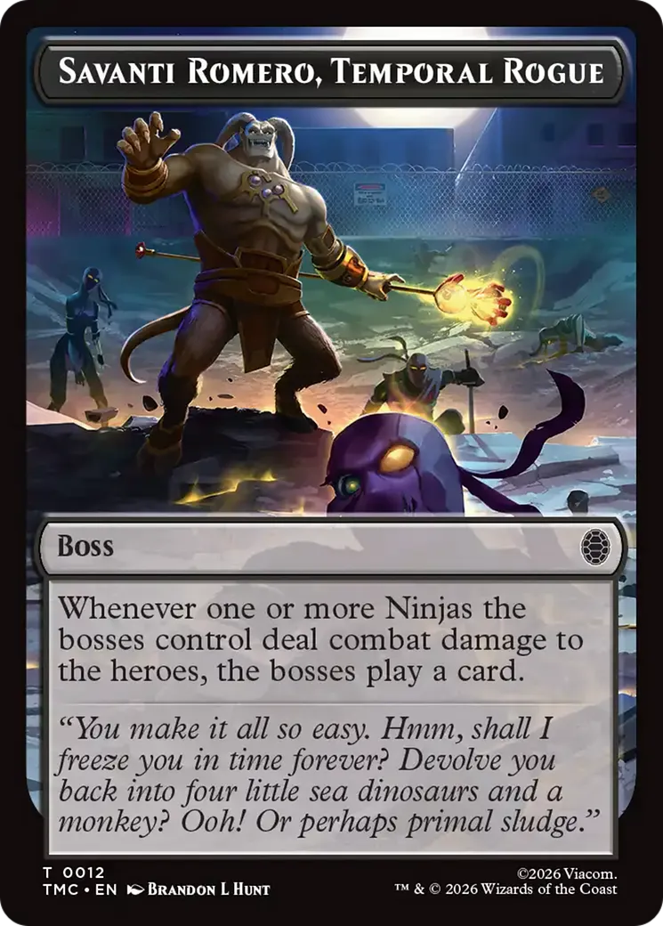 Savanti Romero, Temporal Rogue — Teenage Mutant Ninja Turtles Eternal — Magic: The Gathering